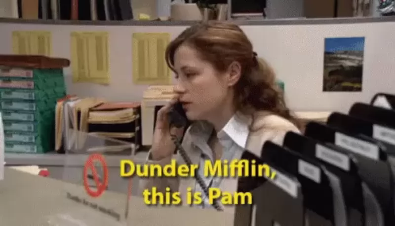 Dunder Miflin , This is Pam.